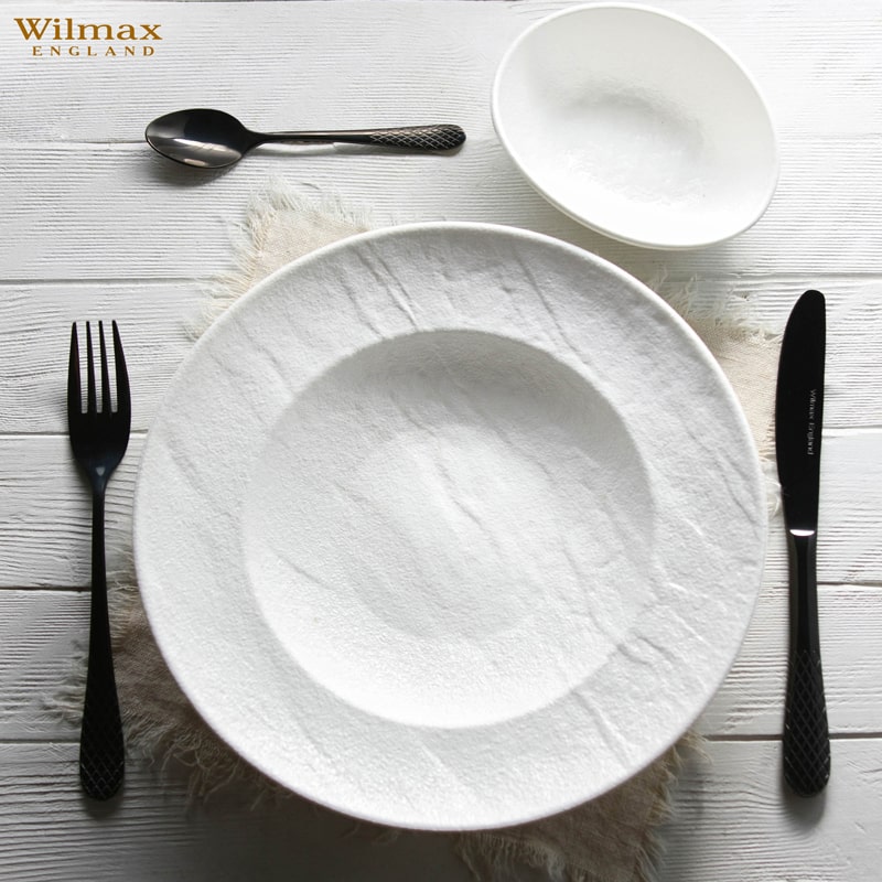 Թեյի գդալ Wilmax WL-999256/1B Julia սև օնիքս չժանգոտվող պողպատ 14սմ 2