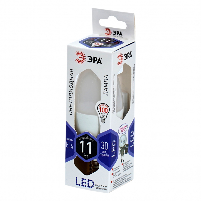 Լամպ ERA Led B35 11W 860 E14 Մոմ