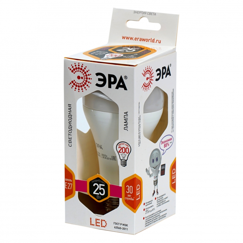 Լամպ Led ERA A65 25W 827 E27