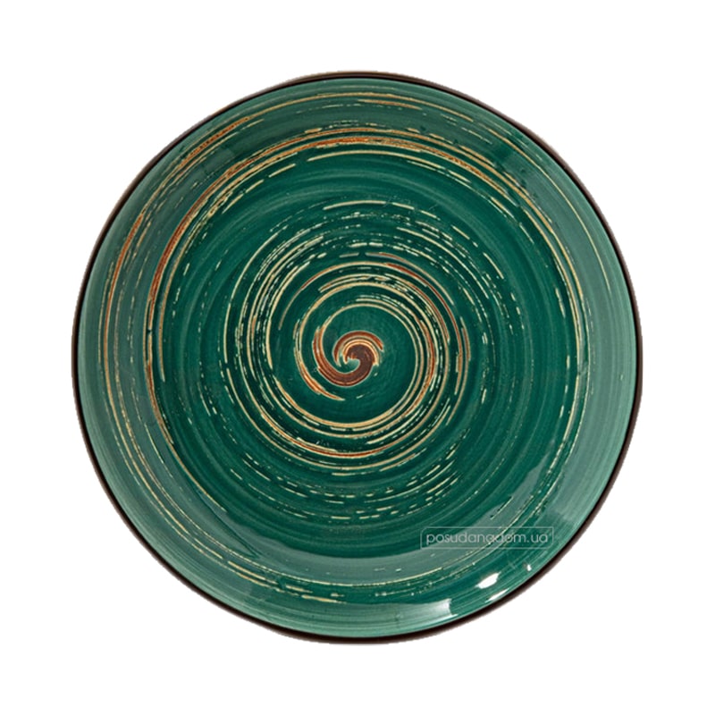 Կլոր ափսե Wilmax 669516/A 5547 N11 Spiral 28սմ կանաչ