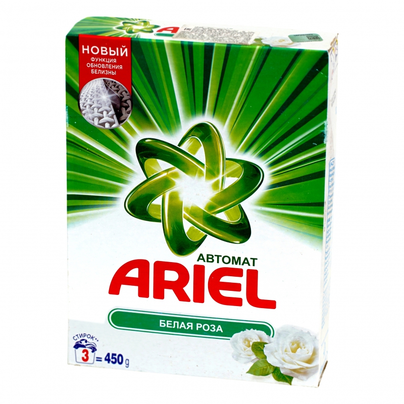 Լվ Փոշի Ավտոմատ Ariel 450գ Белая Роза