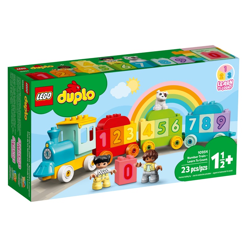 Կոնստրուկտոր LEGO Duplo 10954 թվերով գնացք - սովորում ենք հաշվել 23 կտոր 1․5+