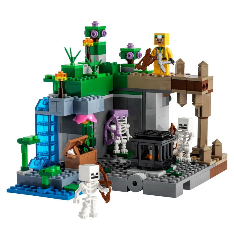 Կոնստրուկտոր LEGO Minecraft 21189 կմախքի զնդան 364 կտոր 8+ 2