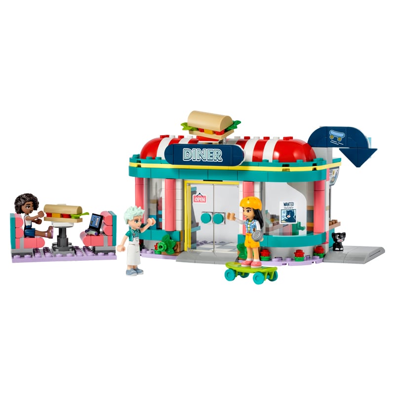 Կոնստրուկտոր LEGO Friends 41728 ճաշարան Հերթլեյք քաղաքի կենտրոնում 346 կտոր 6+ 2