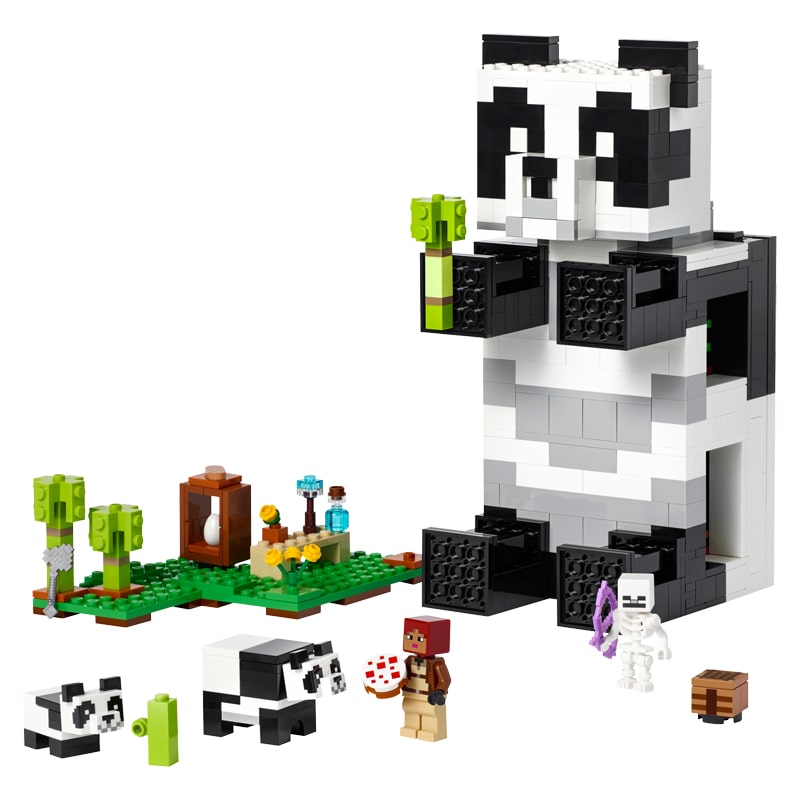 Կոնստրուկտոր LEGO Minecraft 21245 պանդայի տունը 553 կտոր 8+ 2