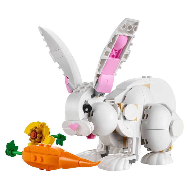 Կոնստրուկտոր LEGO Creator 31133 3-ը 1-ում սպիտակ նապաստակ 258 կտոր 8+ 2