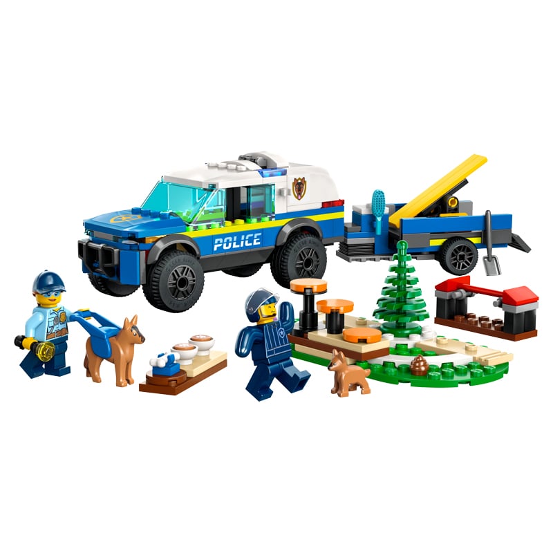 Կոնստրուկտոր LEGO City 60369 շարժական ոստիկանական շների վարժեցում 197 կտոր 5+ 2