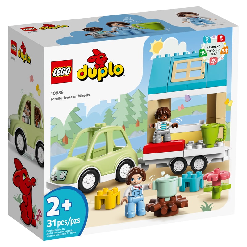 Կոնստրուկտոր LEGO Duplo 10986 տուն անիվների վրա 31 կտոր 2+