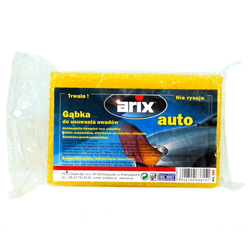 Սպունգ Arix W522 Մեքենայի