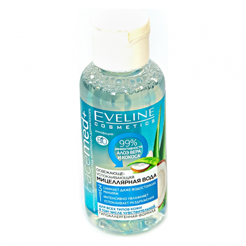 Հեղուկ Մինցելյար Eveline 100մլ Facemed+ Ալոե+Կոկոս