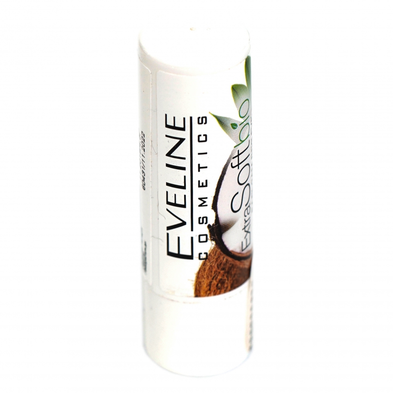 Շրթներկ Բալզամ Eveline 4.5մլ Extra Soft Bio Կոկոս