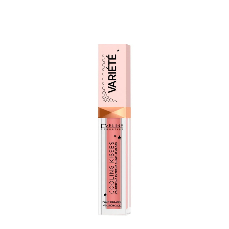 Սառեցնող շուրթերի փայլ Eveline Cosmetics Cooling Kisses Variete №03 շուրթերի ծավալը մեծացնելու համար 6.8մլ