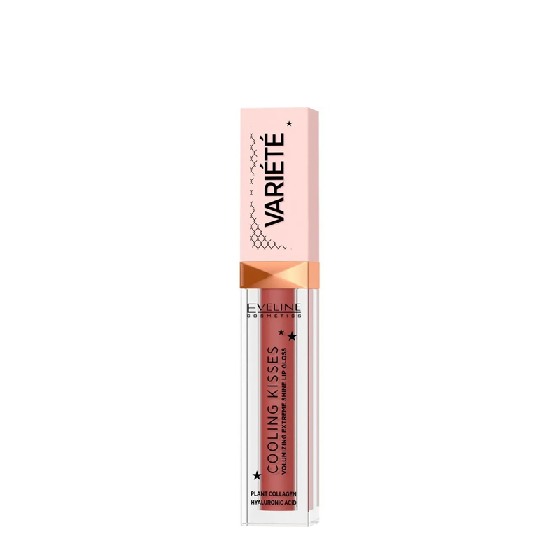 Սառեցնող շուրթերի փայլ Eveline Cosmetics Cooling Kisses Variete №04 շուրթերի ծավալը մեծացնելու համար 6.8մլ