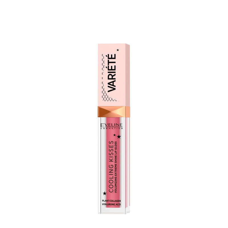 Սառեցնող շուրթերի փայլ Eveline Cosmetics Cooling Kisses Variete №05 շուրթերի ծավալը մեծացնելու համար 6.8մլ