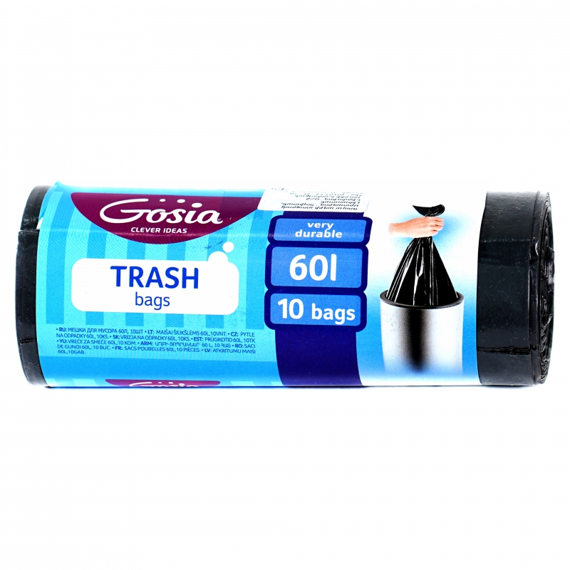 Տոպրակ Gosia աղբի 60լ 10հատ