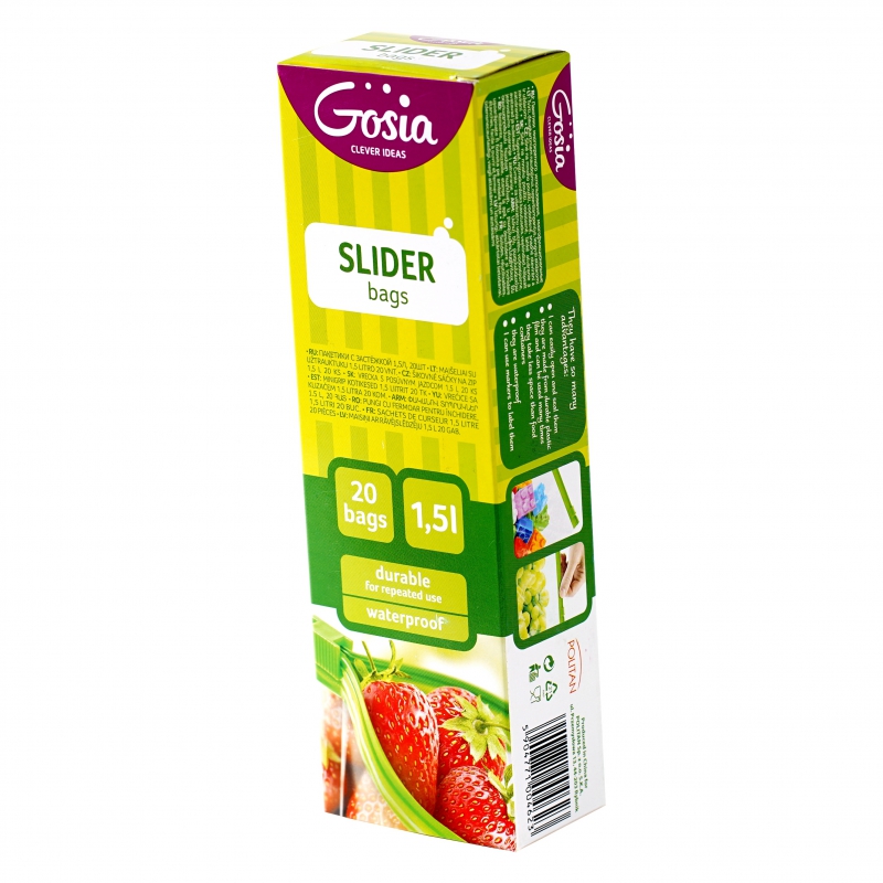 Տոպրակ Զիպ Gosia 20հտնց 1,5Լ