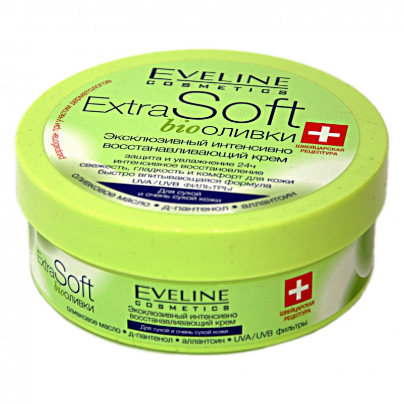 Կրեմ Eveline 200մլ Extra Soft Bio Оливки Для Сухой Кожи