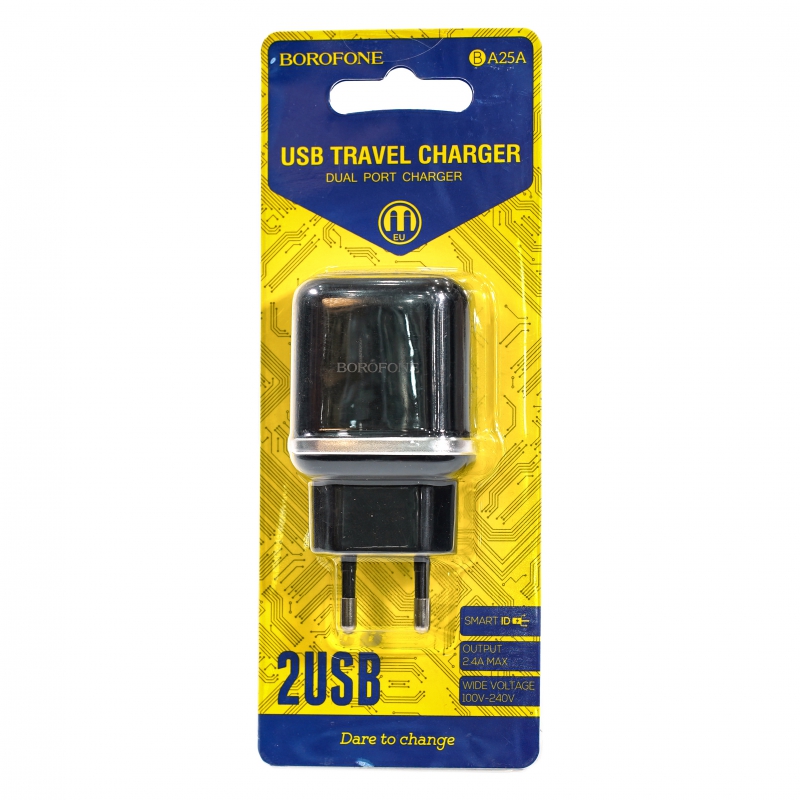Կոճ Փոխակերպիչ BOROFON BA25A 2USB 2.4A