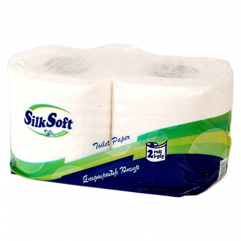 Թուղթ Զուգարանի Silk Soft 3շ 2հտ 0380 Կանաչ