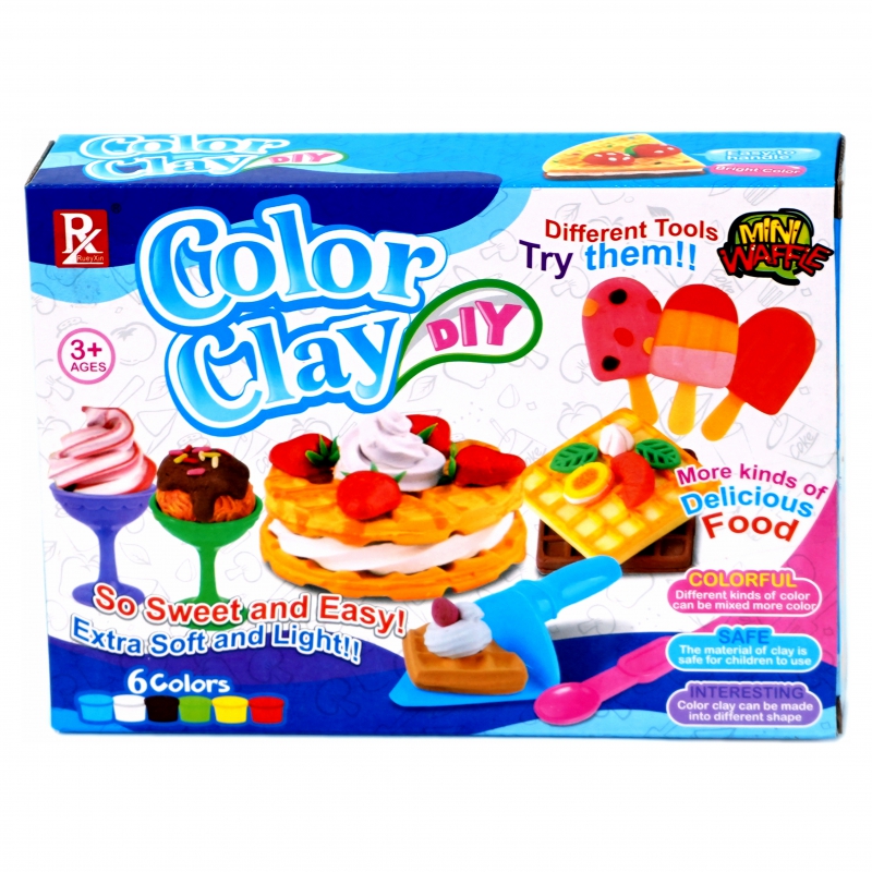 Ծեփախմոր Տուփով Color Clay AH-4047 Ֆորմայով