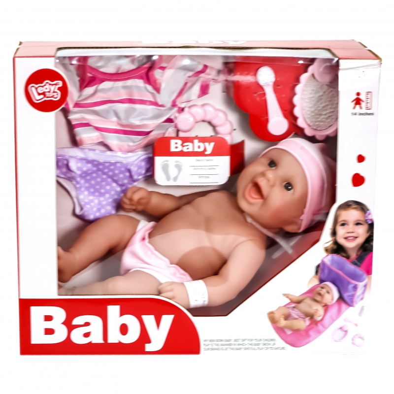 Տիկնիկ Lady Toys AH-5561 Նորածին Հագուստով