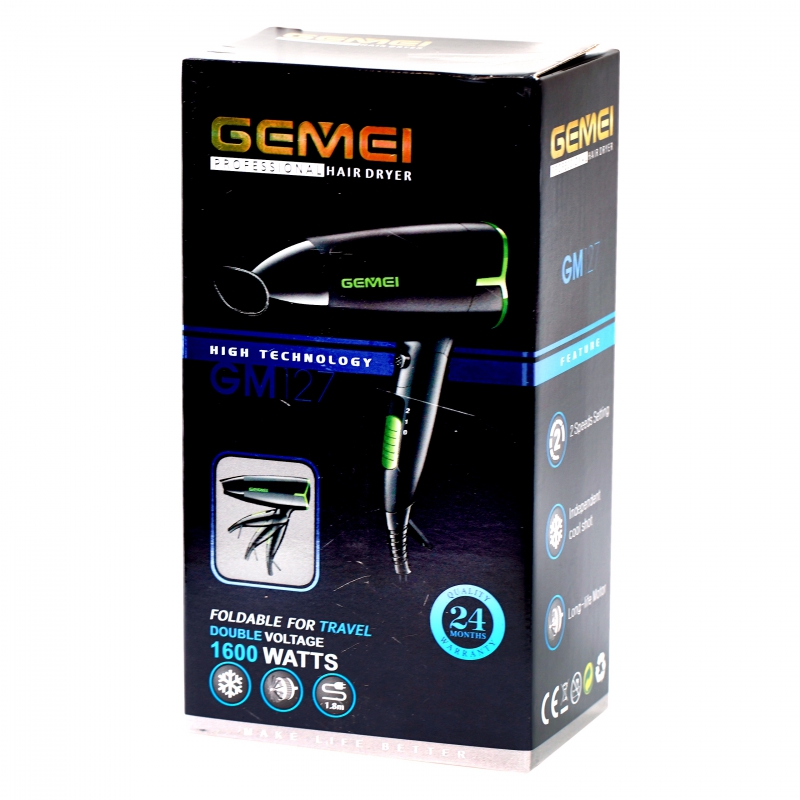 Վարսահարդարիչ Gemei GM127 1600W