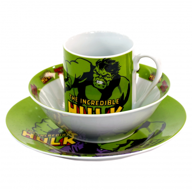 Հավաքածու Մանկական Սպասք Platinium PBS-IH11 Hulk 3կտ