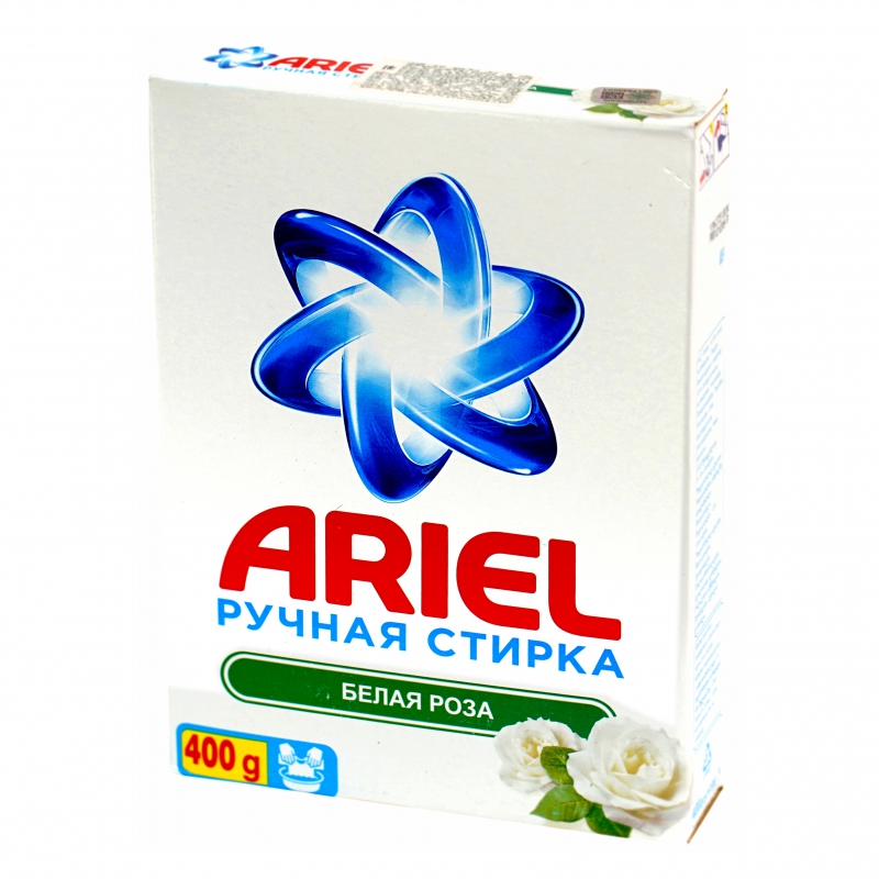 Լվ Փոշի Ձեռքի Ariel 400գ Белая Роза Տուփ