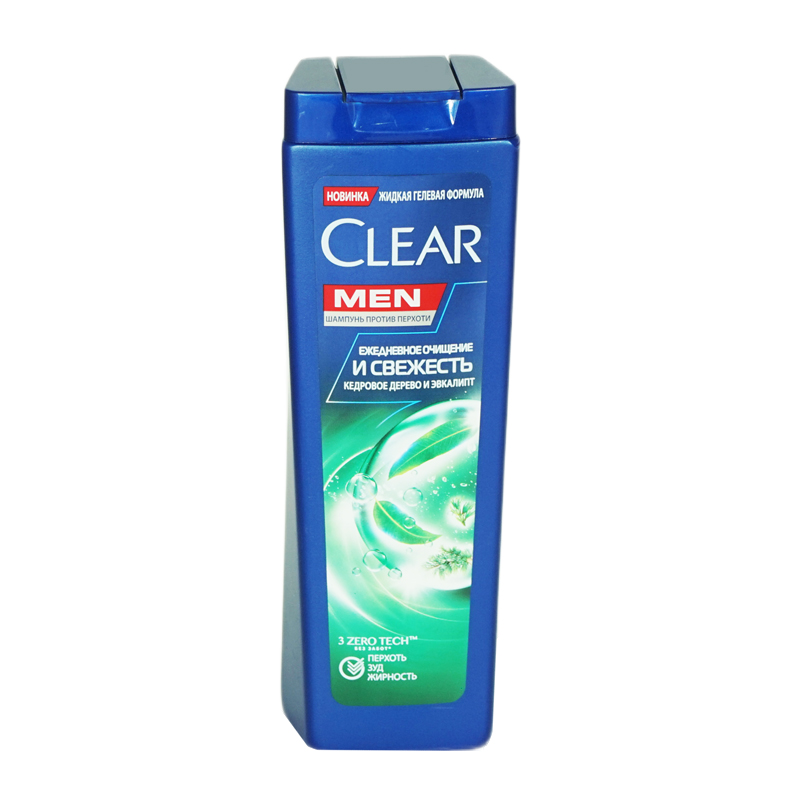 Շամպուն Clear Men «Ամենօրյա մաքրություն և թարմություն, մայրու ծառ և էվկալիպտ» 380մլ