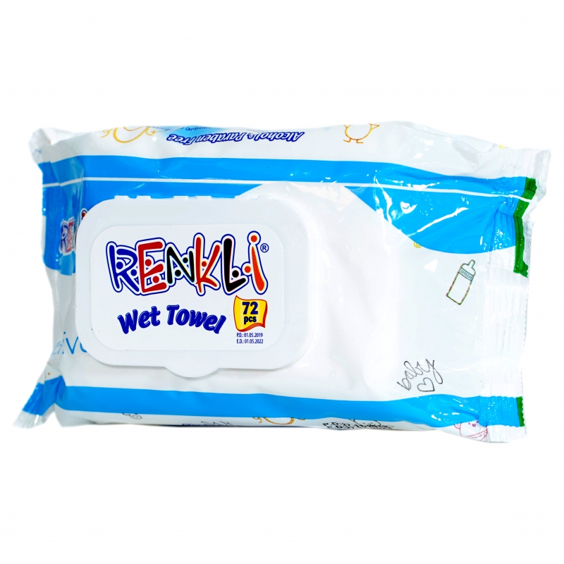 Անձեռոցիկ Թաց Renkli 72 Կափ