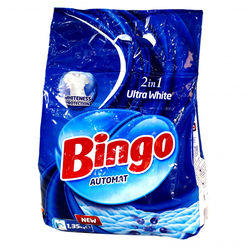 Լվ Փոշի Ավտոմատ Bingo 1,5Կգ Ultrawhite Սպ