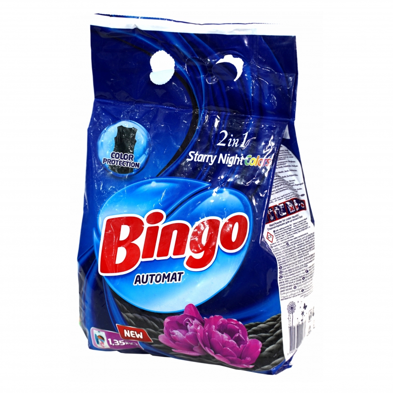 Լվ Փոշի Ավտոմատ Bingo 1,5Կգ 2in1 Night Colors