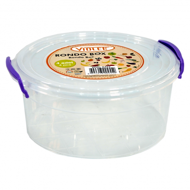 Տարա VIOLET Rondo Box 4հտնց 0455