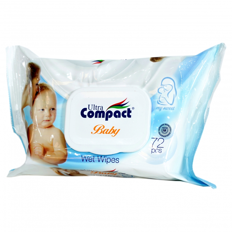 Թաց Անձեռոցիկ Compact Baby 72հտ