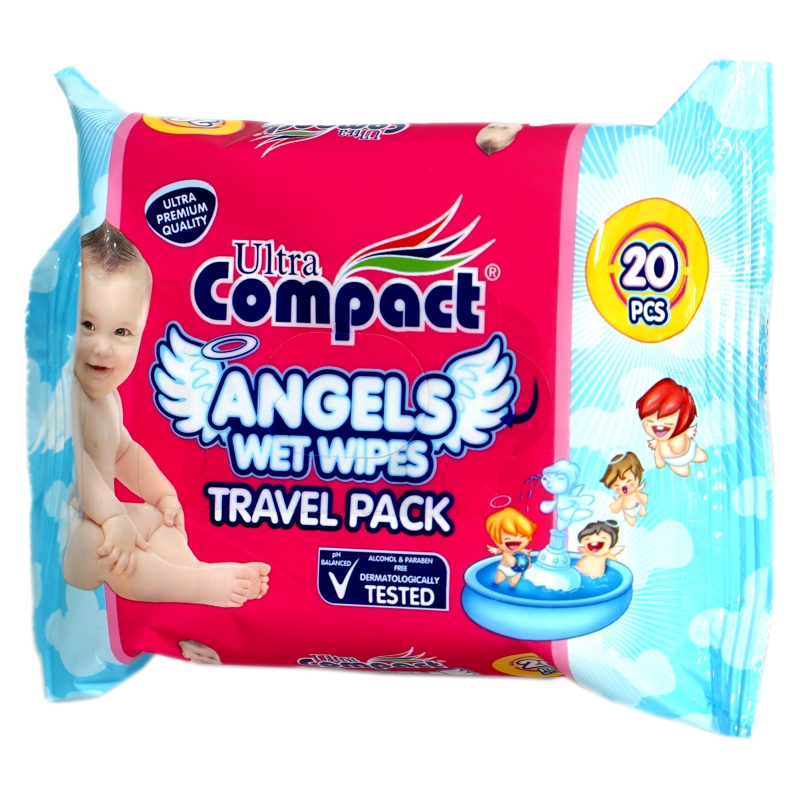 Թաց Անձեռոցիկ Compact Angels 20հտ Մն