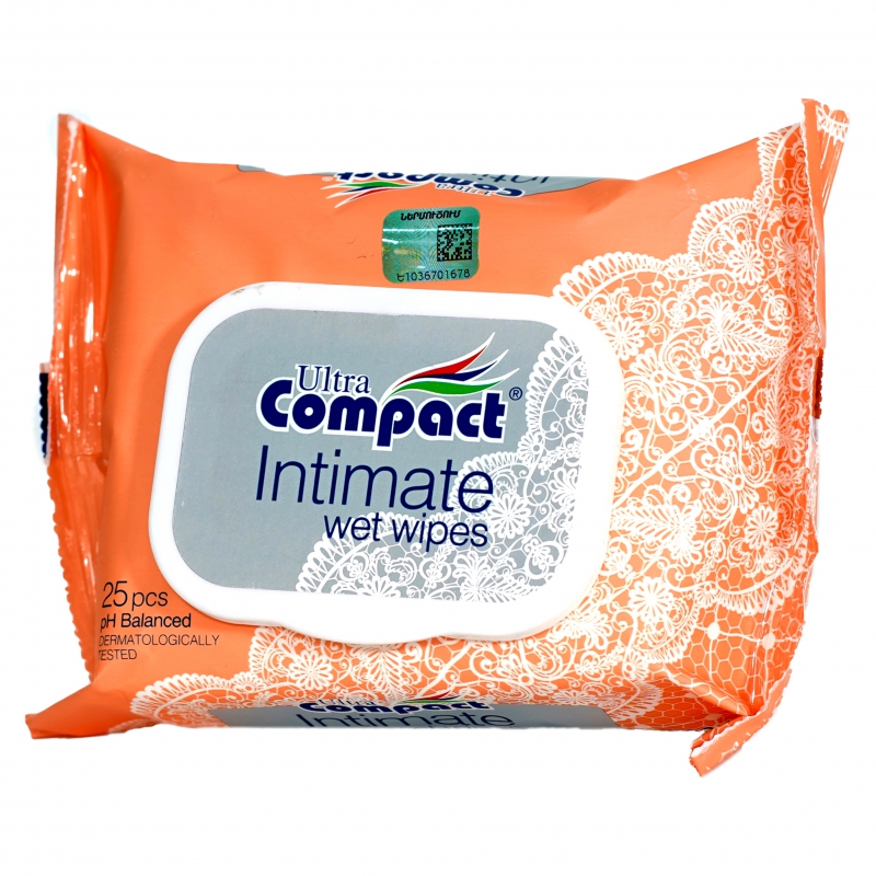 Թաց Անձեռոցիկ Compact 25Հտultra Intimat