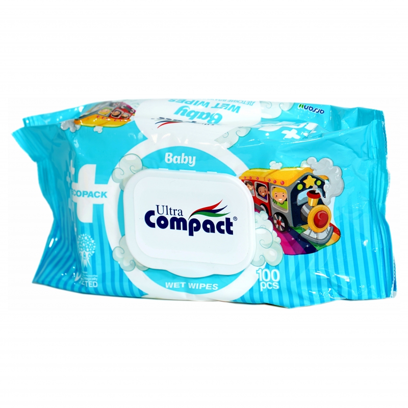Թաց Անձեռոցիկ Compact Baby Ecopack 100հտ