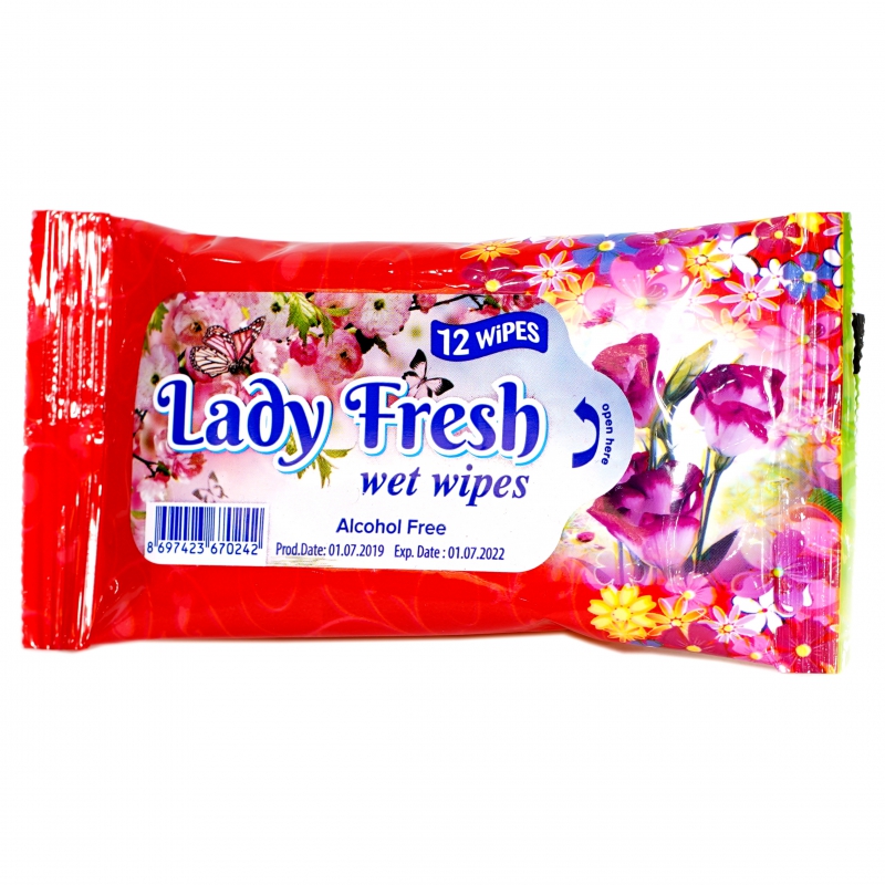 Անձեռոցիկ Թաց Lady Fresh