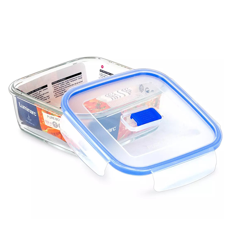 Հրակայուն տարա Luminarc P3552 Pure Box Active հարվածակայուն ապակի 1220մլ քառակուսի 3