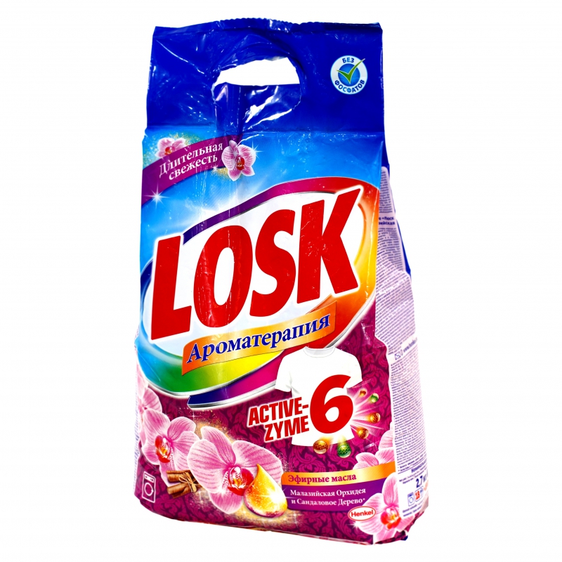 Լվ Փոշի Ավտոմատ Losk 2.7կգ Ароматерапия