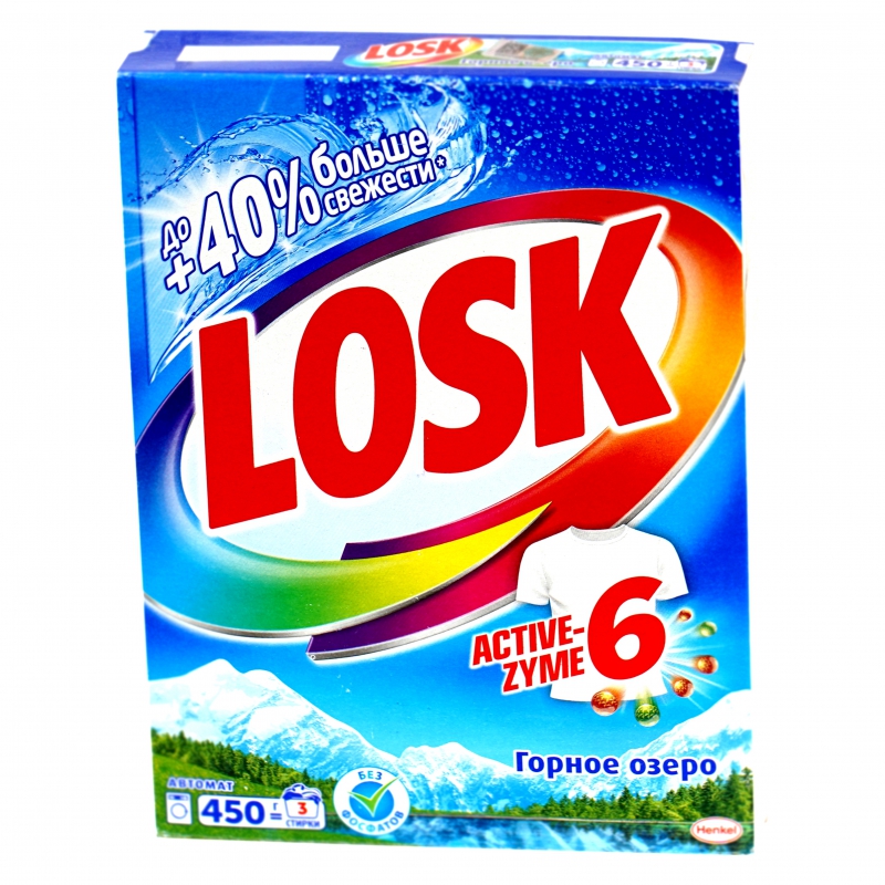 Լվ Փոշի Ավտոմատ Losk White 450գ