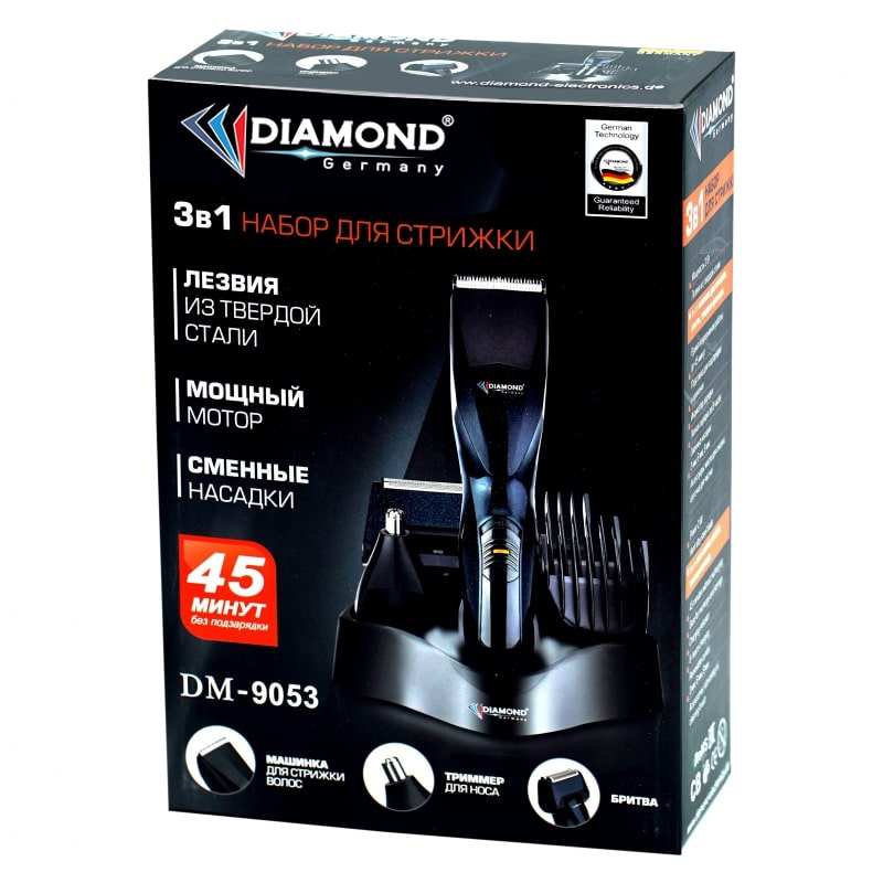 Մազ կտրելու, սափրվելու սարք, տրիմեր Diamond DM-9053