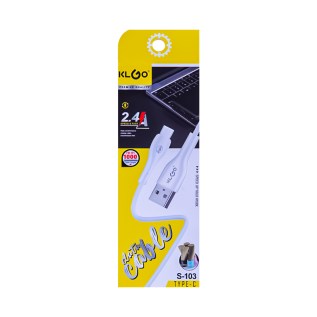 Լիցքավորման լար KLGO S-103 USB/TYPE-C 1մ AG251-13-31