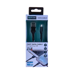 Լիցքավորման լար KOUVOLSEN X150 USB/Lightning 1մ AG251-25-13