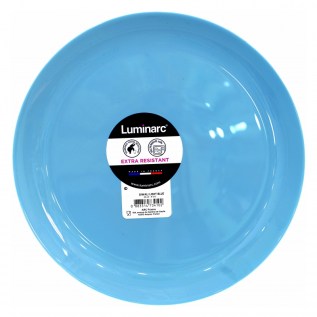 Ճաշի ափսե Luminarc P2610 Diwali Light Blue երկնագույն ապակե-կերամիկա 25սմ