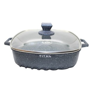 Թավա Titan KVH-28 Ալյումին/Գրանիտ 28սմ Քառակուսի