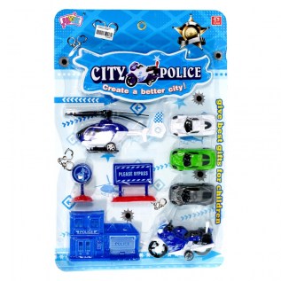 Հավաքածու Մեքենաների CITY POLICE AH-6500