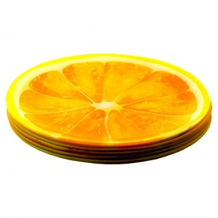 Ափսե Platinium Գունավոր R2-2/6 20*20 Դեղին