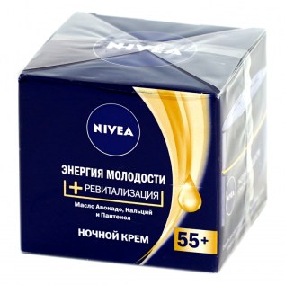 Կրեմ Դեմքի Nivea 50մլ 81282 55+ ноч. ревитал.