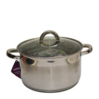 Կաթսա Webber BE-114/2 չժանգոտվող պողպատ 24սմ 6․6լ 